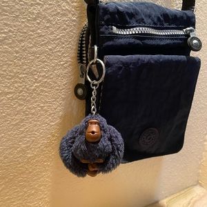 Kipling Eldorado minicrossbody, Navy Blue, Original charm, excellent condition